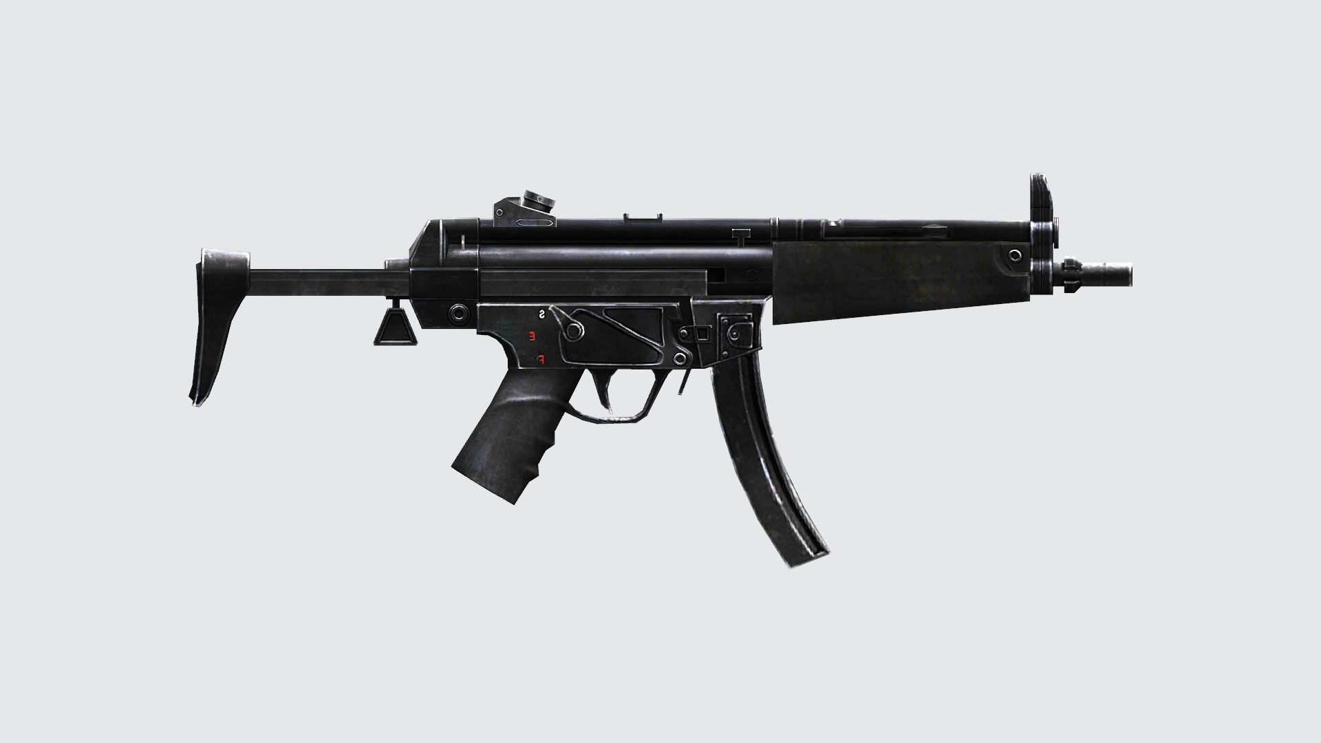Weapon SMG Thompson Vector VSS  UMP  CG15 MP5 MP40 P90 3D model_7