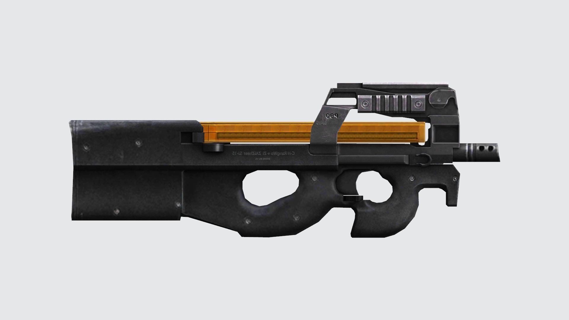 Weapon SMG Thompson Vector VSS  UMP  CG15 MP5 MP40 P90 3D model_9