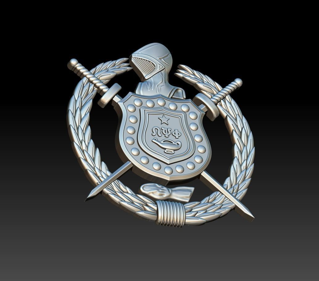 Omega Psi Phi Fraternity 3D print model_6
