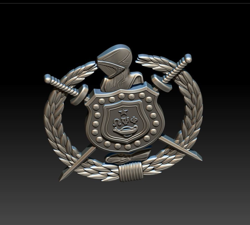 Omega Psi Phi Fraternity 3D print model_7
