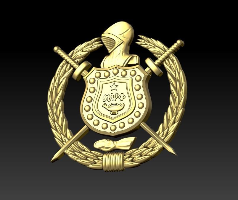 Omega Psi Phi Fraternity 3D print model_12