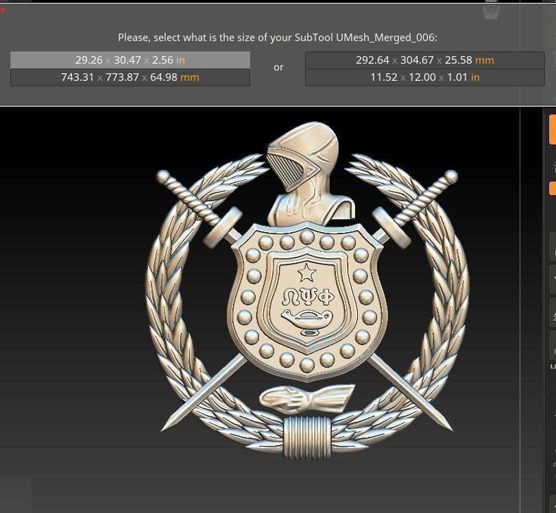 Omega Psi Phi Fraternity 3D print model_5