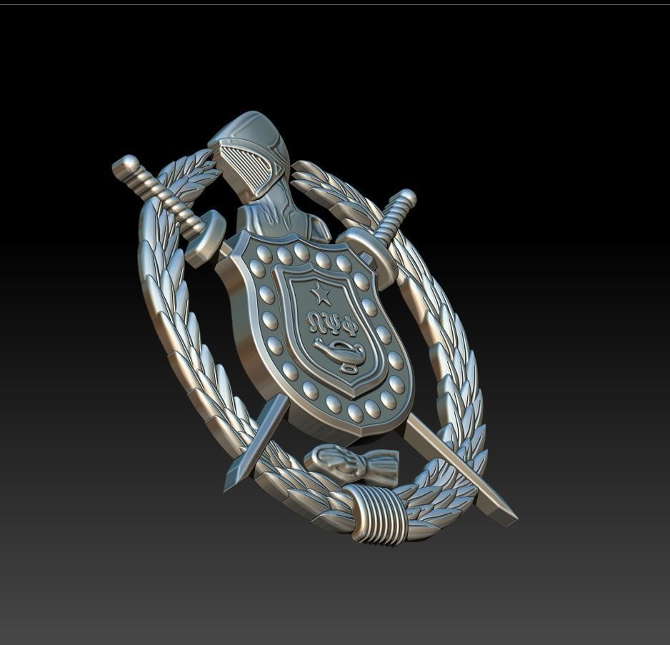 Omega Psi Phi Fraternity 3D print model_9