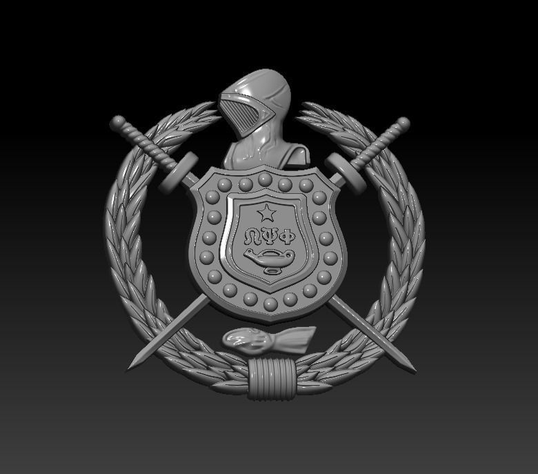 Omega Psi Phi Fraternity 3D print model_4