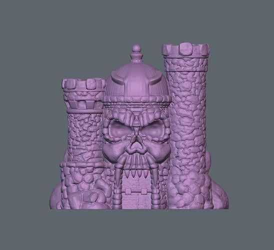 Castle Grayskull Masters of the Universe 3D model Free 3D print model