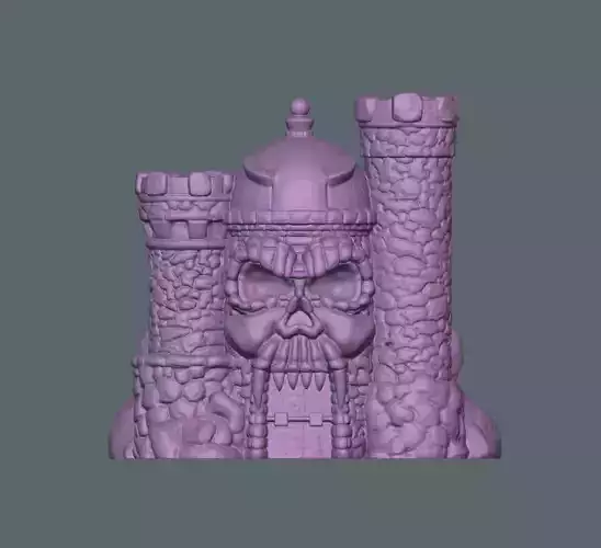 Castle Grayskull Masters of the Universe 3D model Free 3D print model
