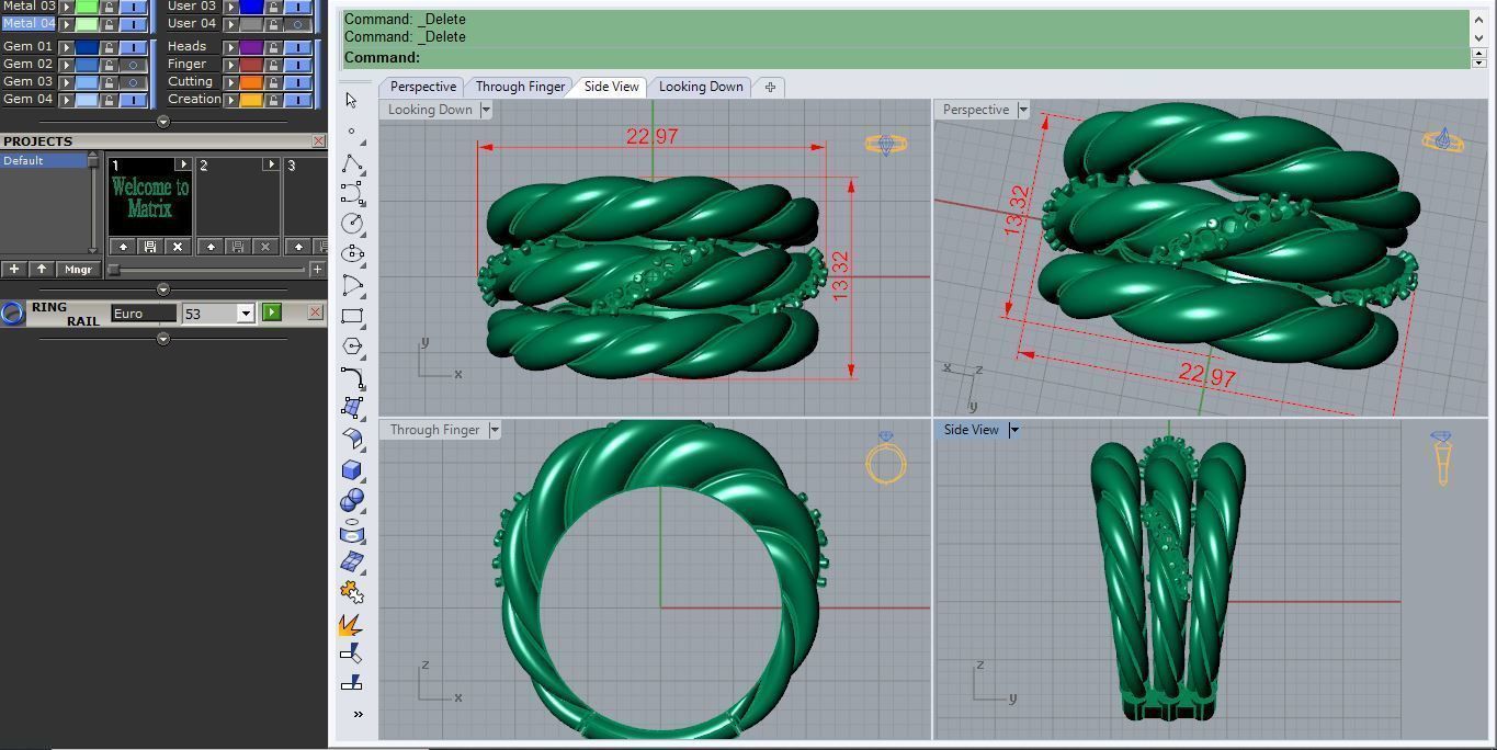 Ring R 44 3D print model_4
