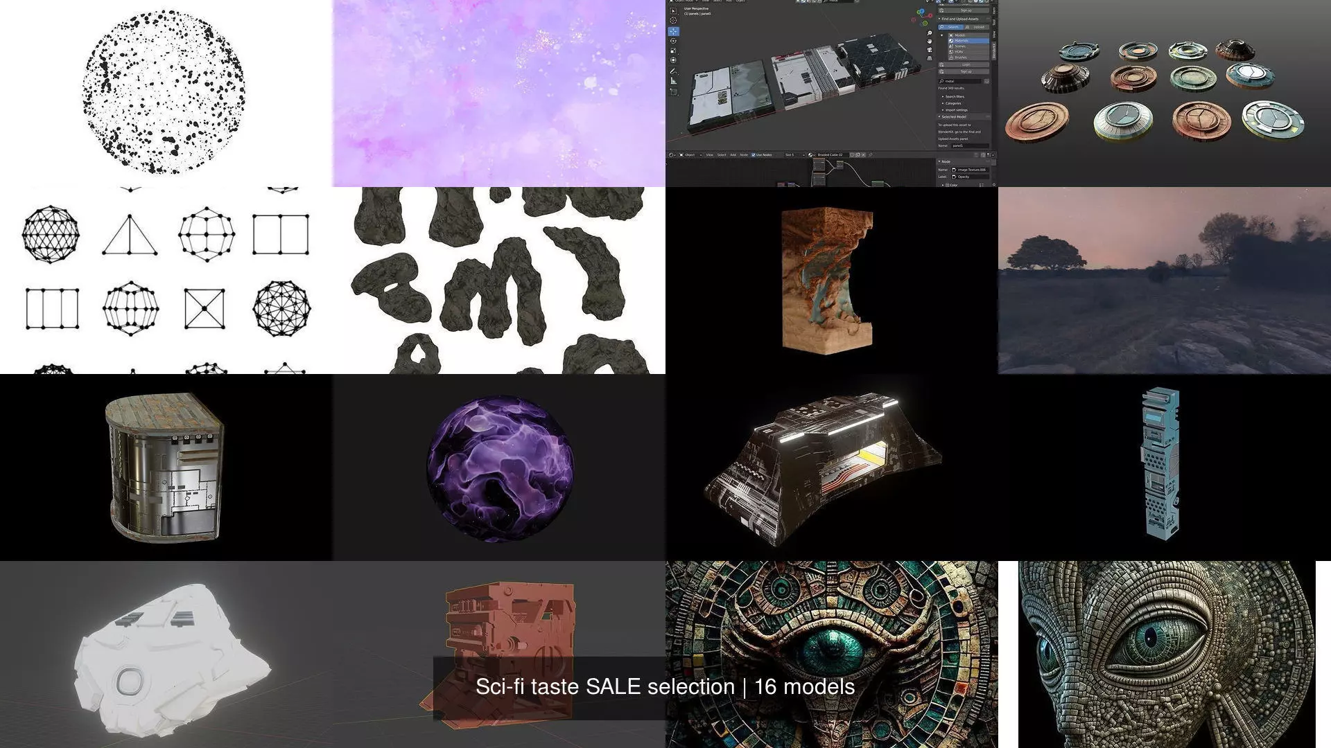 Sci-fi taste SALE selection 3D Model Collection_0