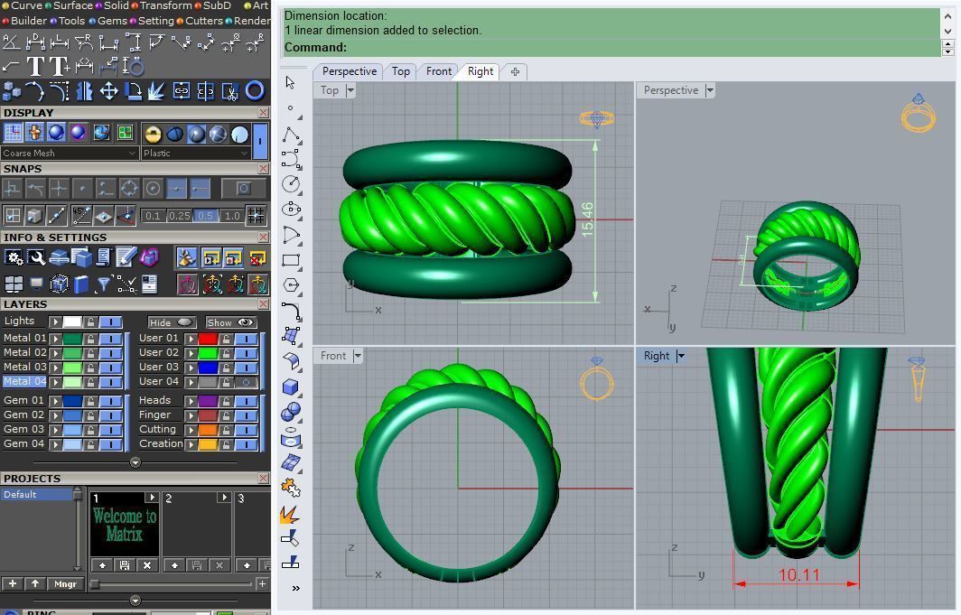 Ring R 45 3D print model_4