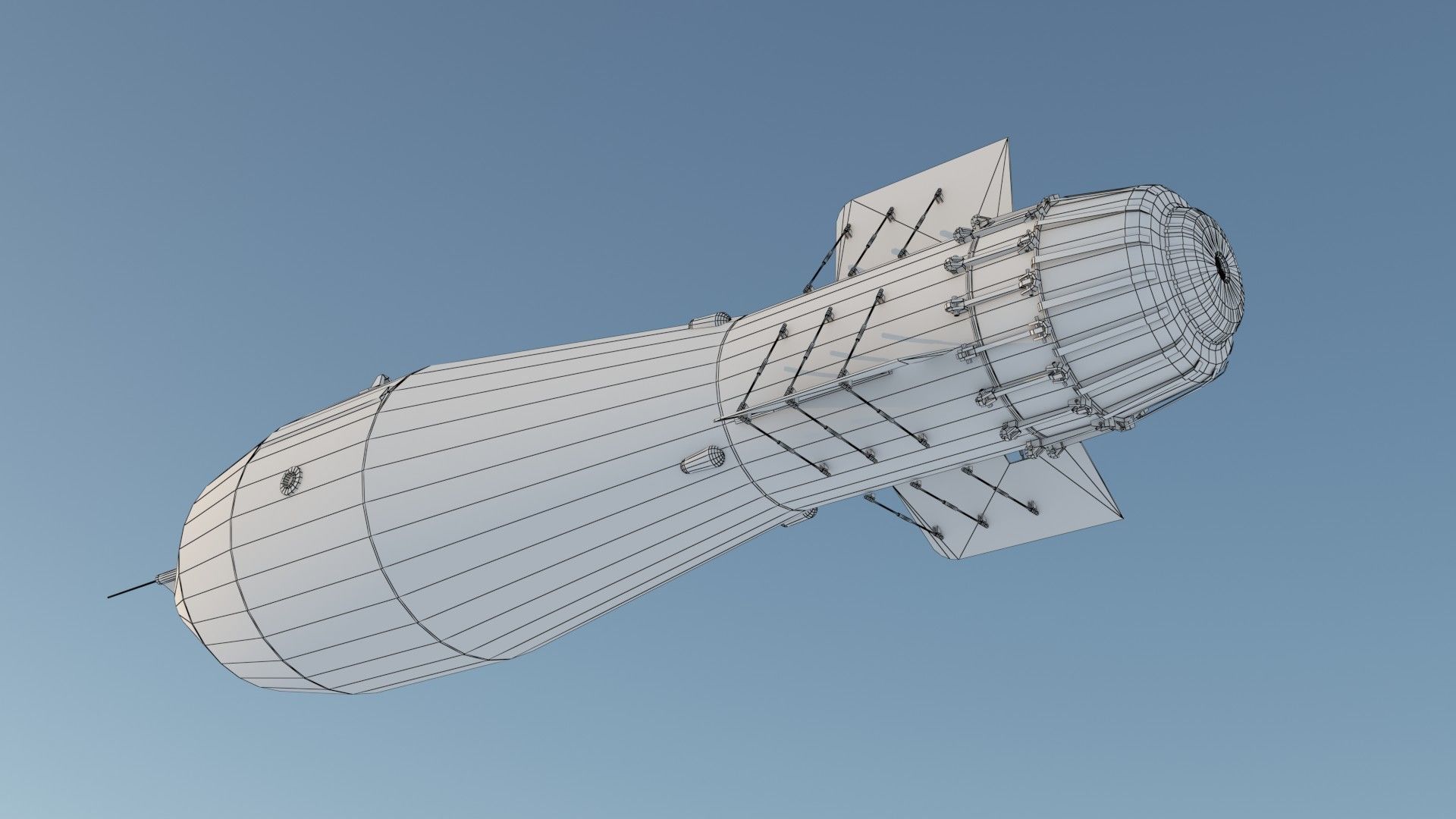Tupolev Tu-95V Bear A Tsar Bomba 3D model_23