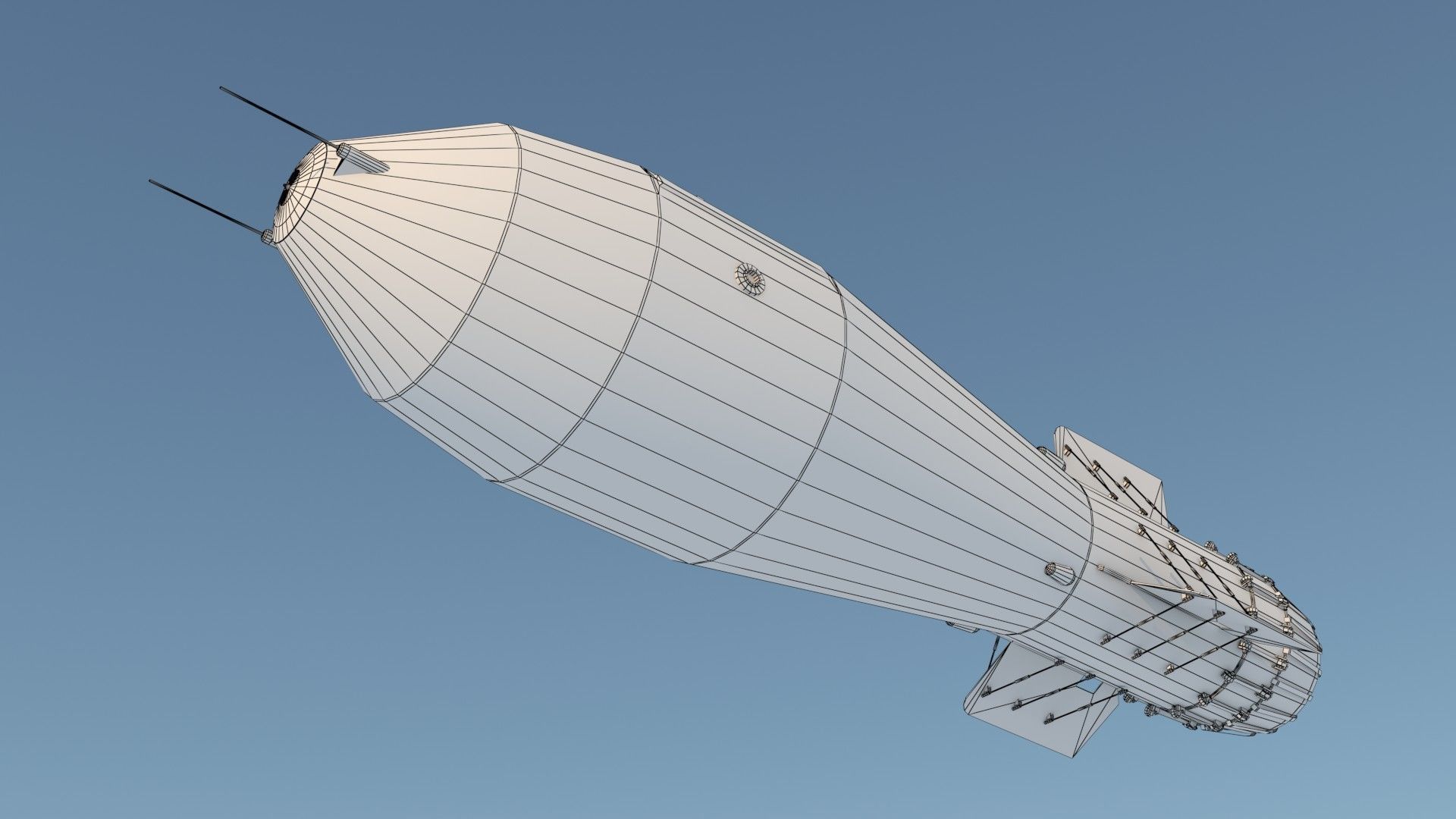 Tupolev Tu-95V Bear A Tsar Bomba 3D model_22