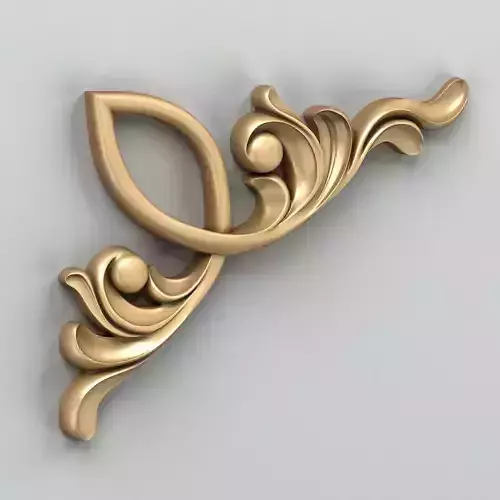 Corner decor 018 Free 3D model