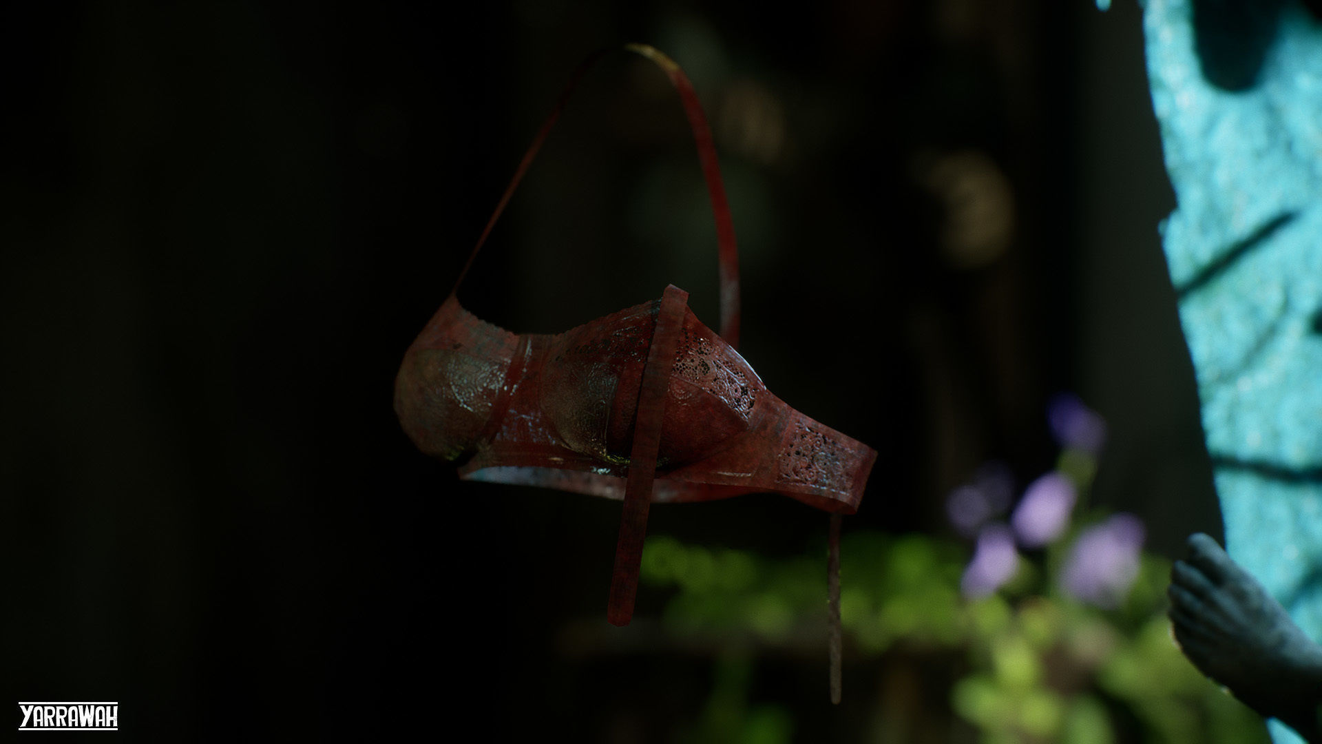 Zombie - Starved Female - Cheerleader Low-poly 3D model_10