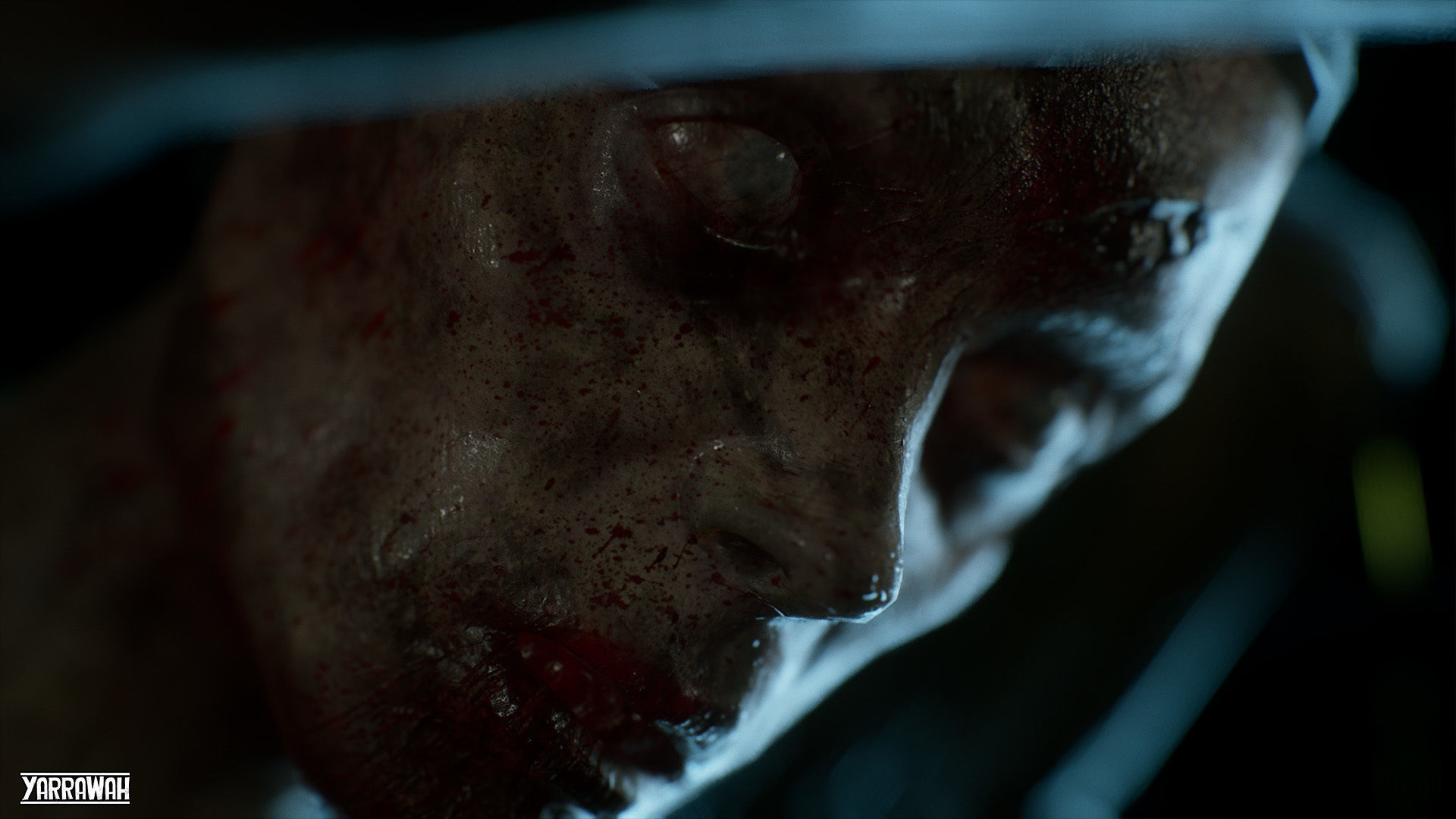 Zombie - Starved Female - Cheerleader Low-poly 3D model_13