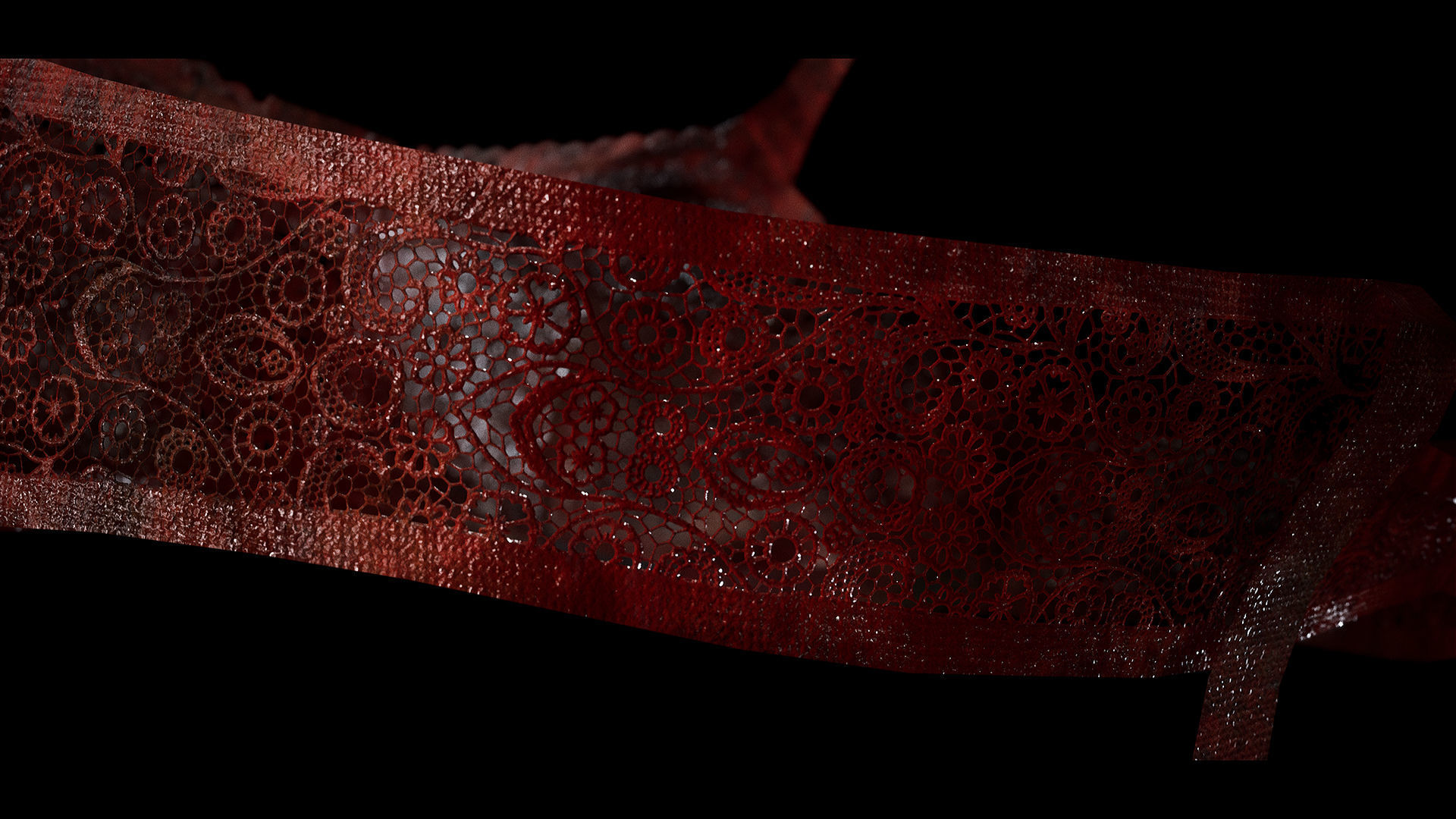 Zombie - Starved Female - Cheerleader Low-poly 3D model_20