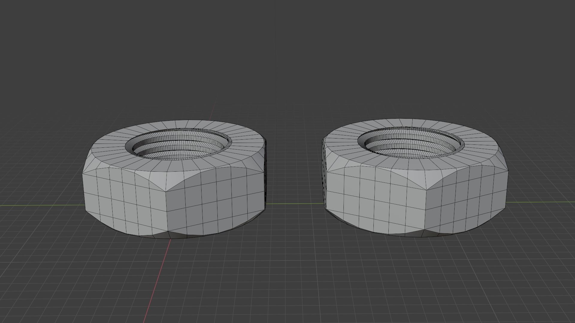 A Rusted and Clean Nuts Hardware 3D 3D model_4