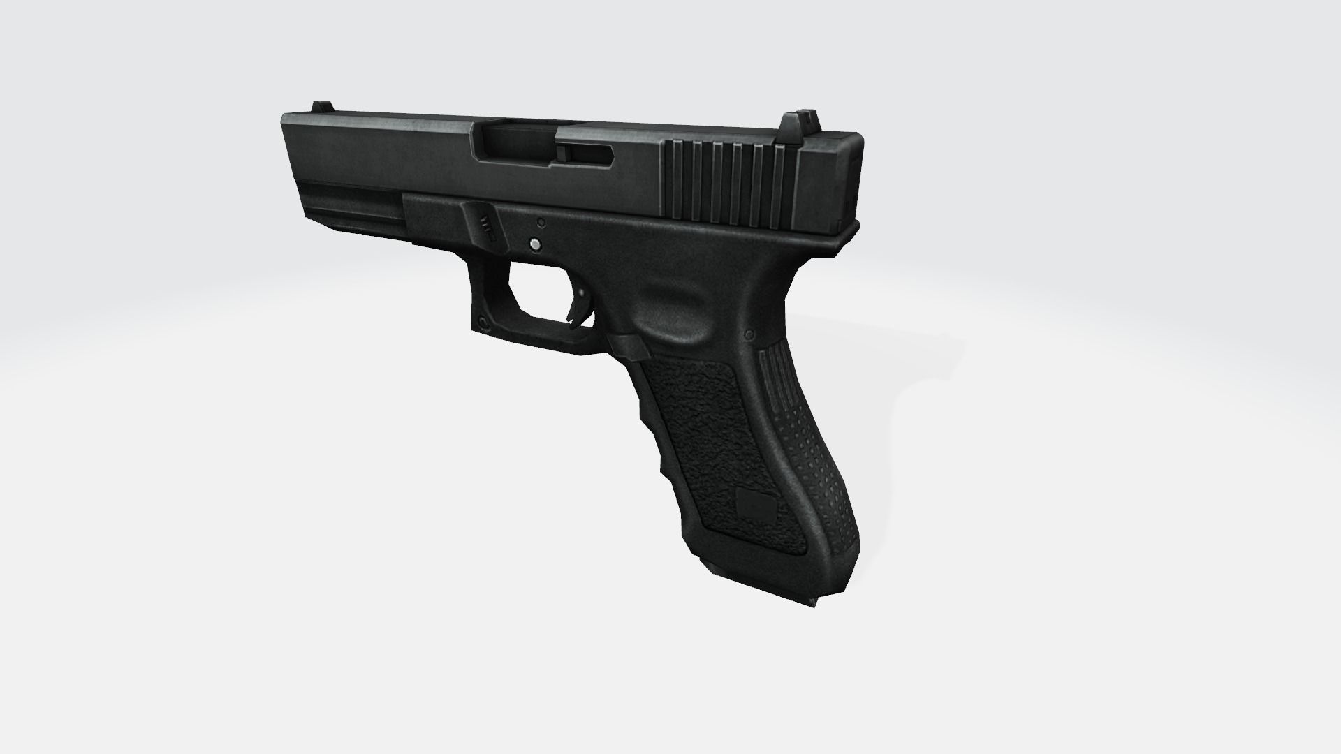 Weapon Pistol USP G18 M1873 M500 M1917 Mini Uzi Treatment Pistol 3D model_8