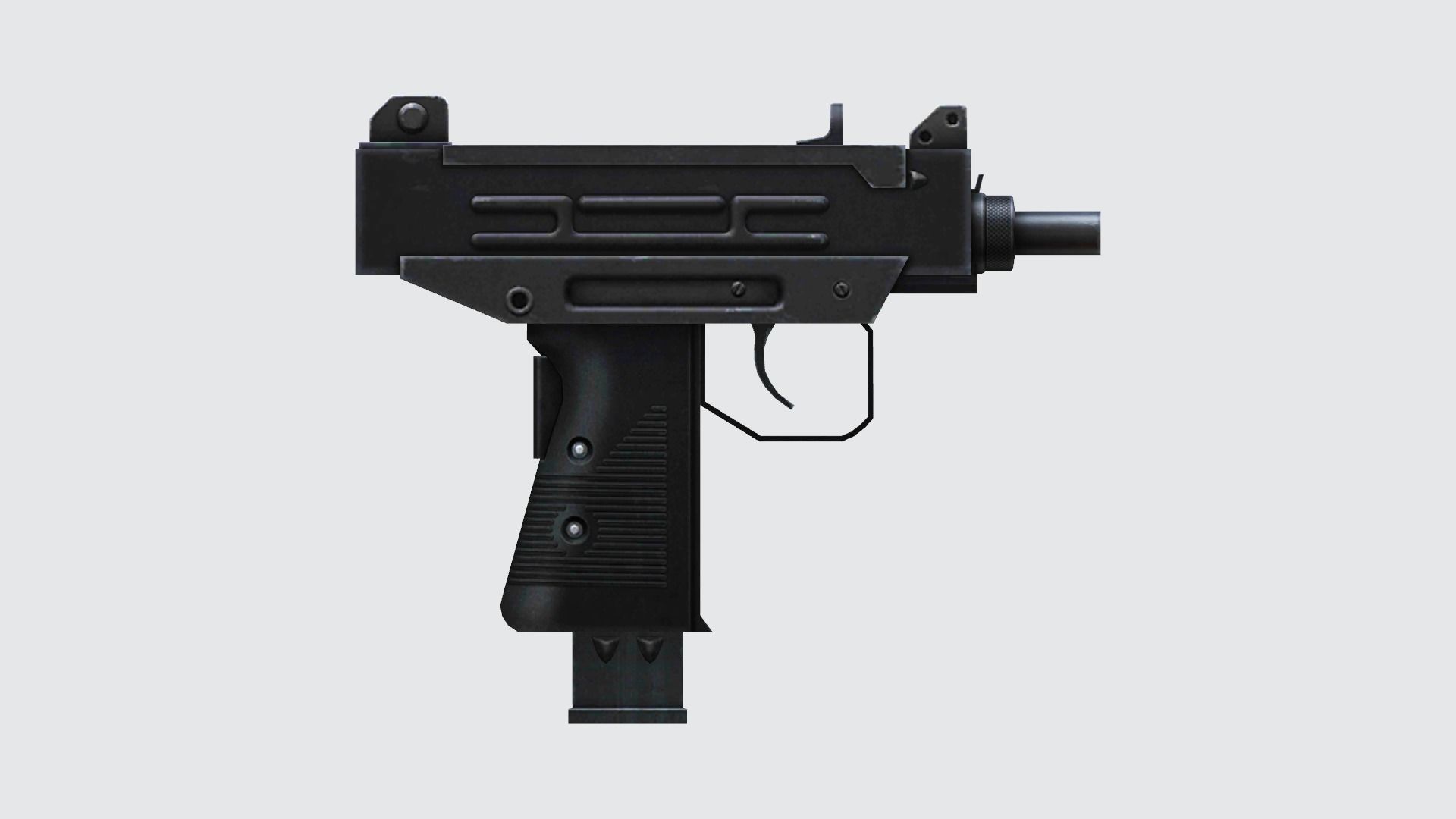 Weapon Pistol USP G18 M1873 M500 M1917 Mini Uzi Treatment Pistol 3D model_15