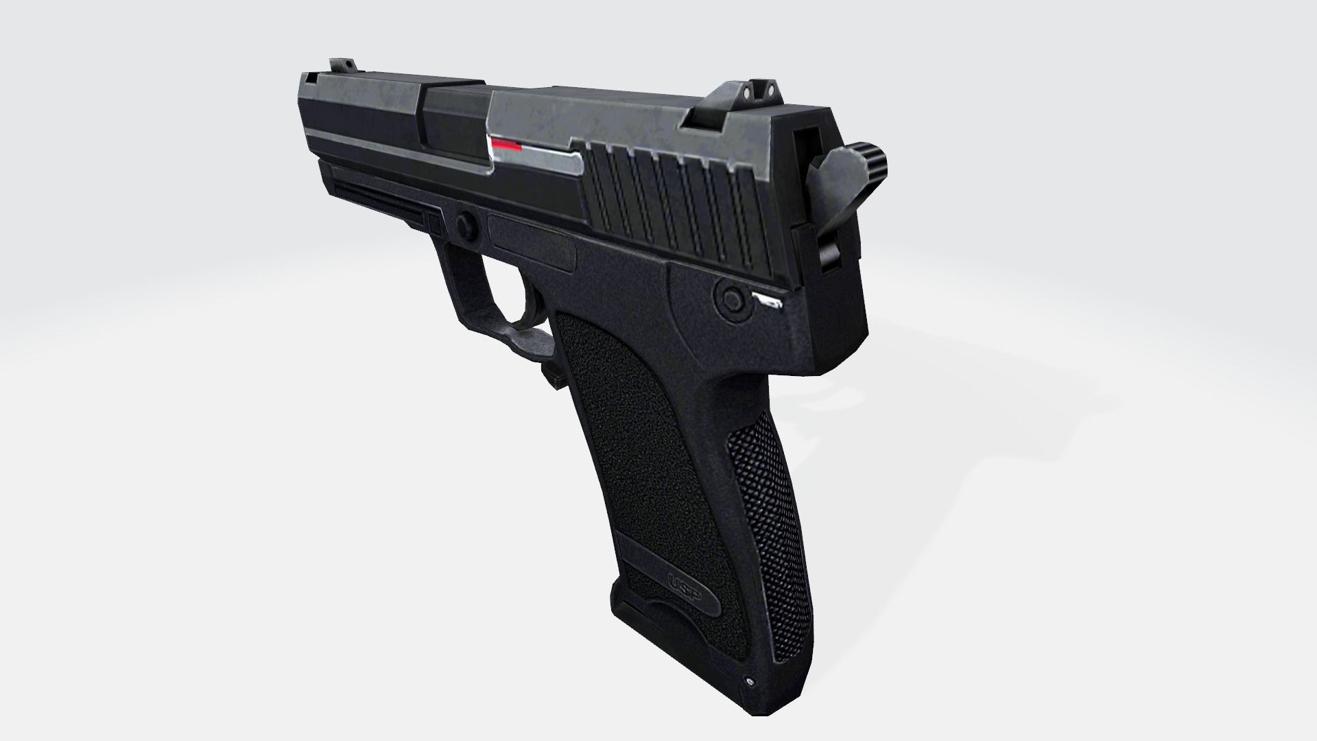 Weapon Pistol USP G18 M1873 M500 M1917 Mini Uzi Treatment Pistol 3D model_20