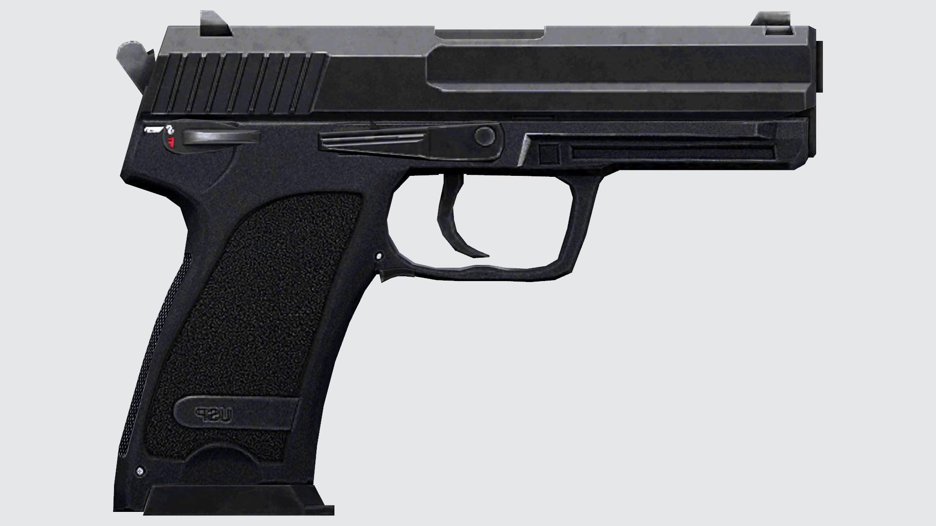 Weapon Pistol USP G18 M1873 M500 M1917 Mini Uzi Treatment Pistol 3D model_19