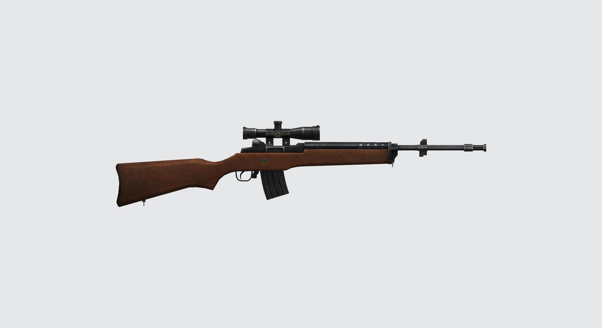 Weapon Marksman Rifle  Woodpecker AC80  SKS SVD 3D model_5