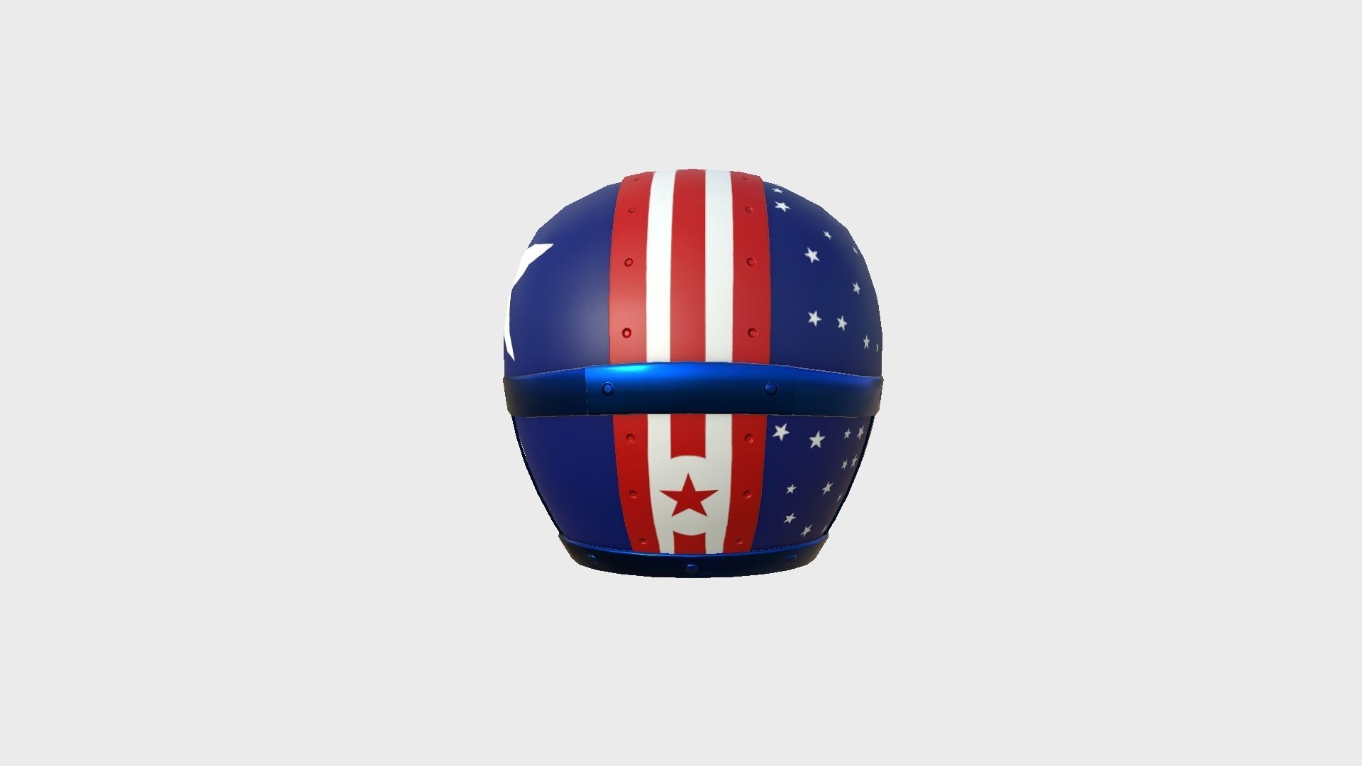 09 Biker Classic Helmet - Character Design Fashion 3D Model Collection_20