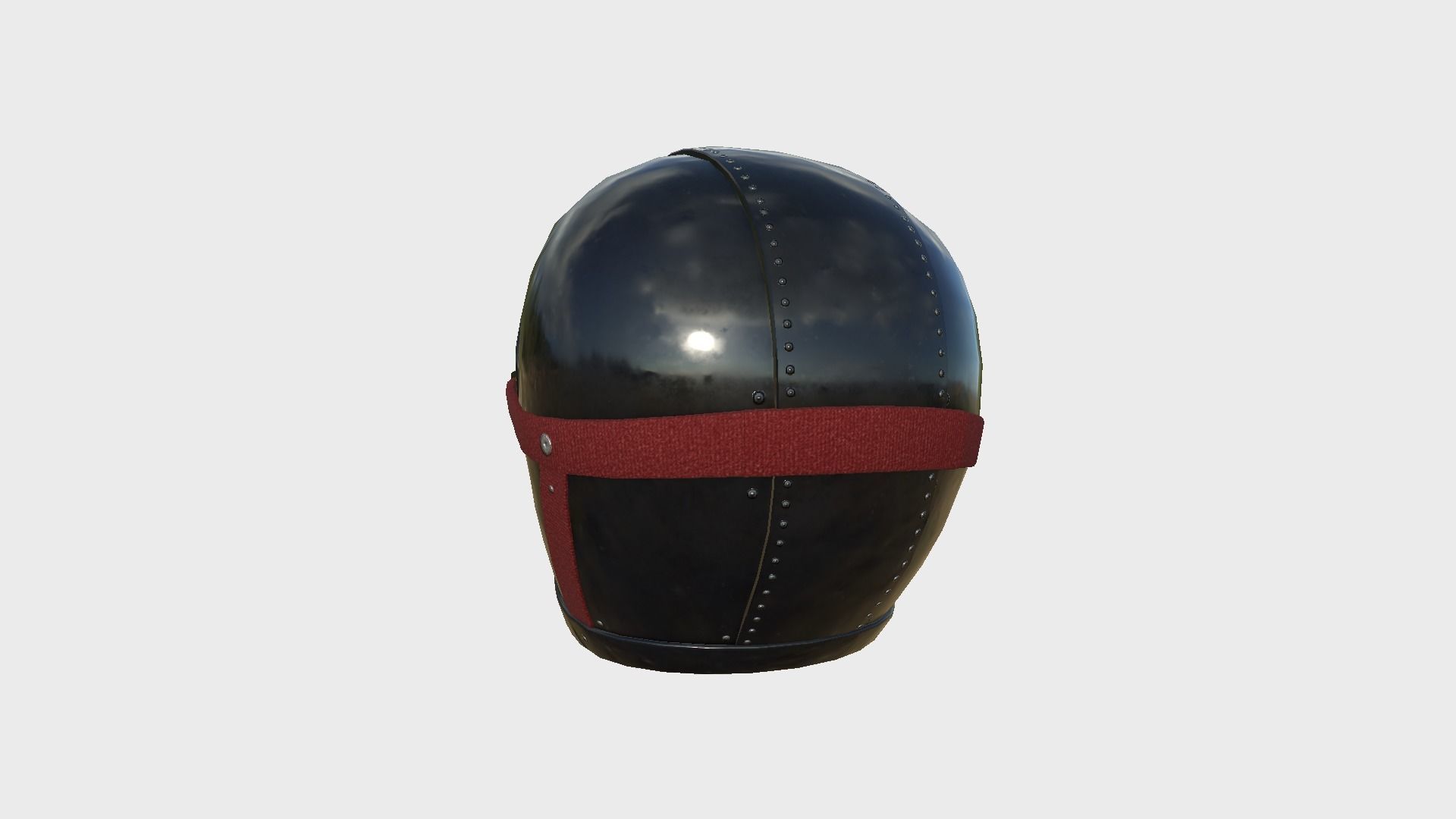 09 Biker Classic Helmet - Character Design Fashion 3D Model Collection_51