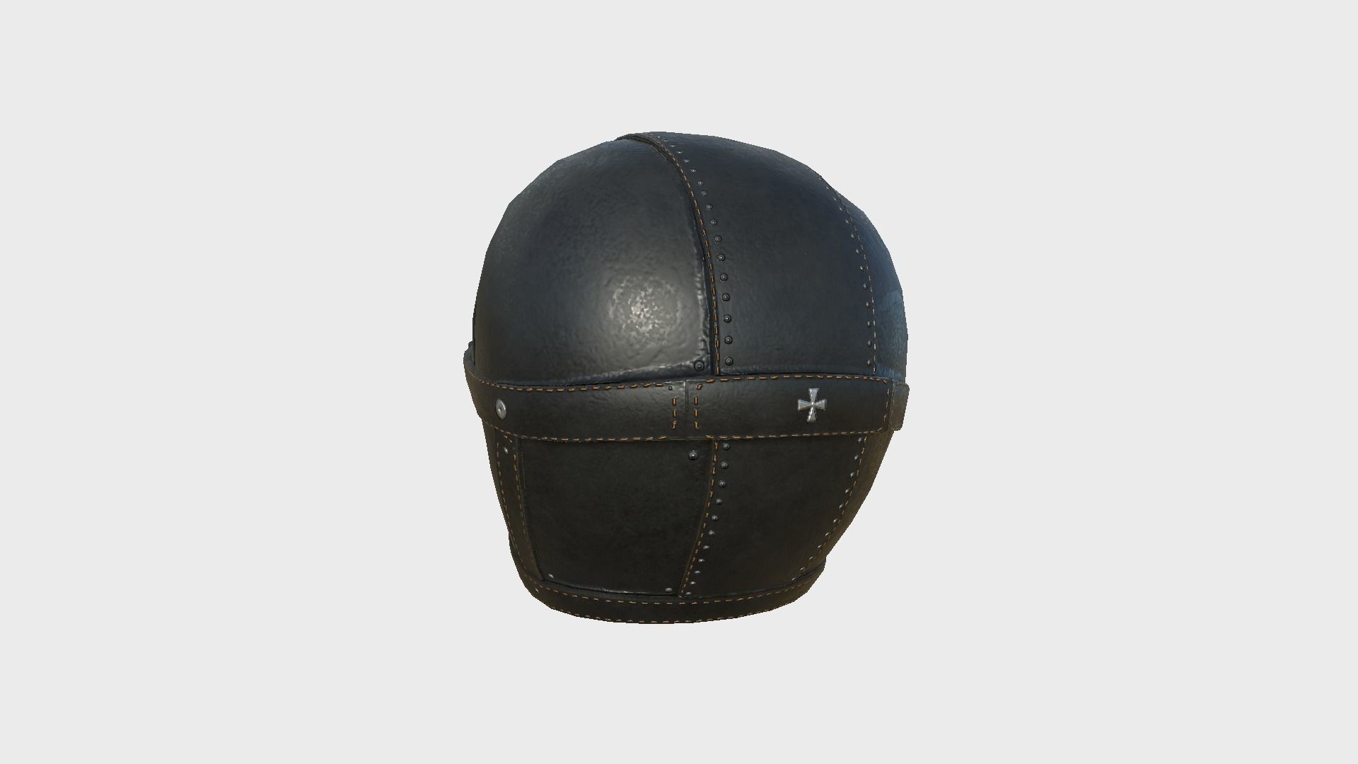 09 Biker Classic Helmet - Character Design Fashion 3D Model Collection_35