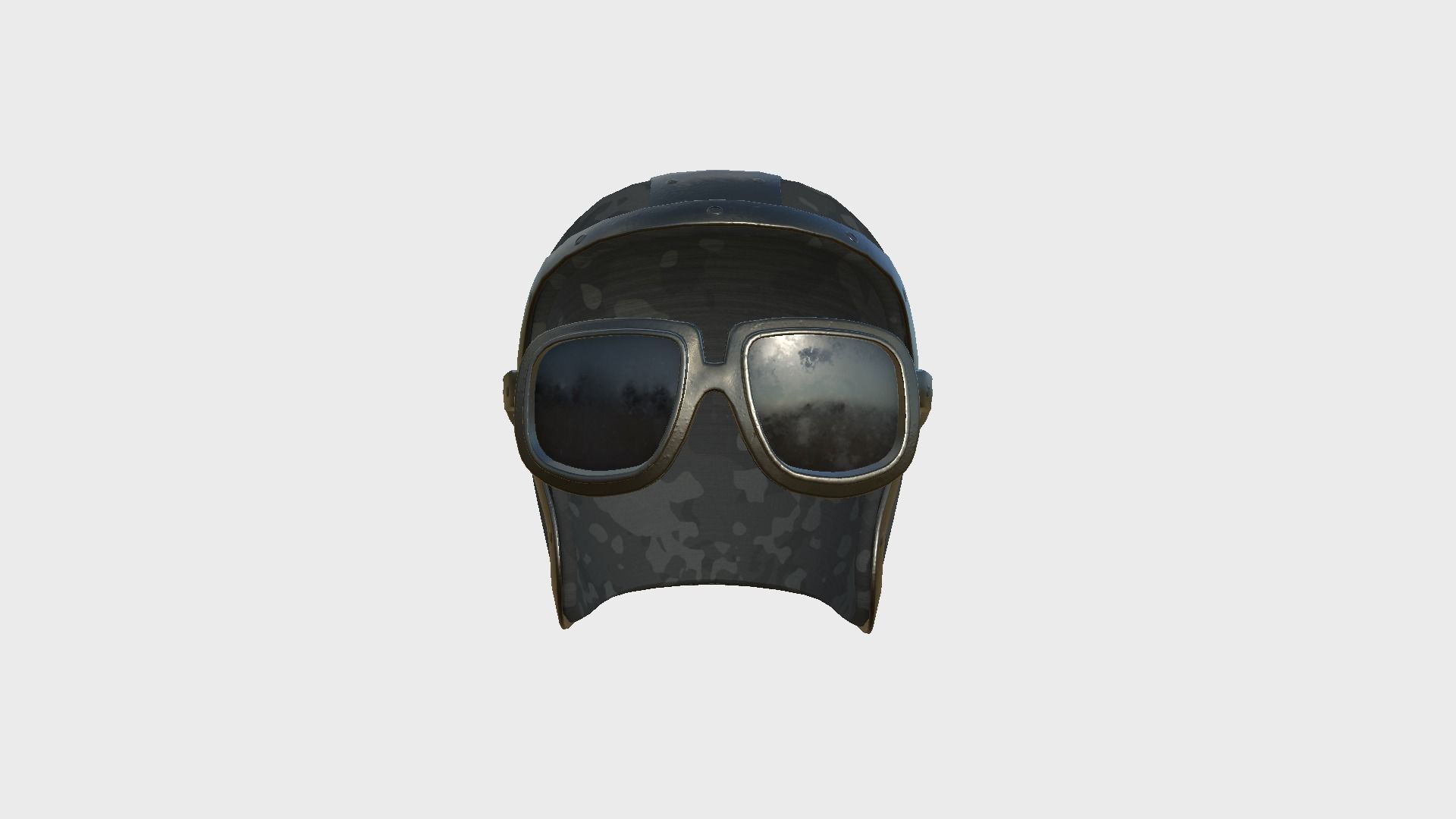 09 Biker Classic Helmet - Character Design Fashion 3D Model Collection_38