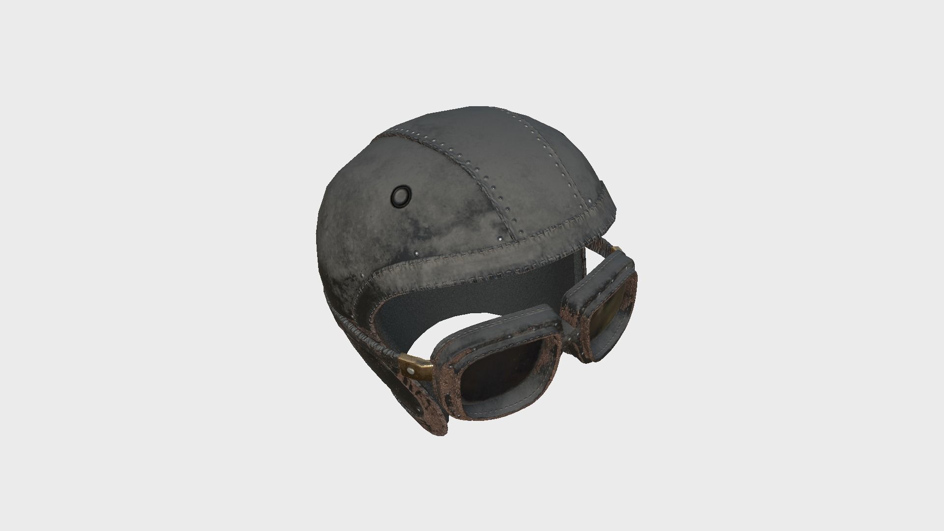 09 Biker Classic Helmet - Character Design Fashion 3D Model Collection_43