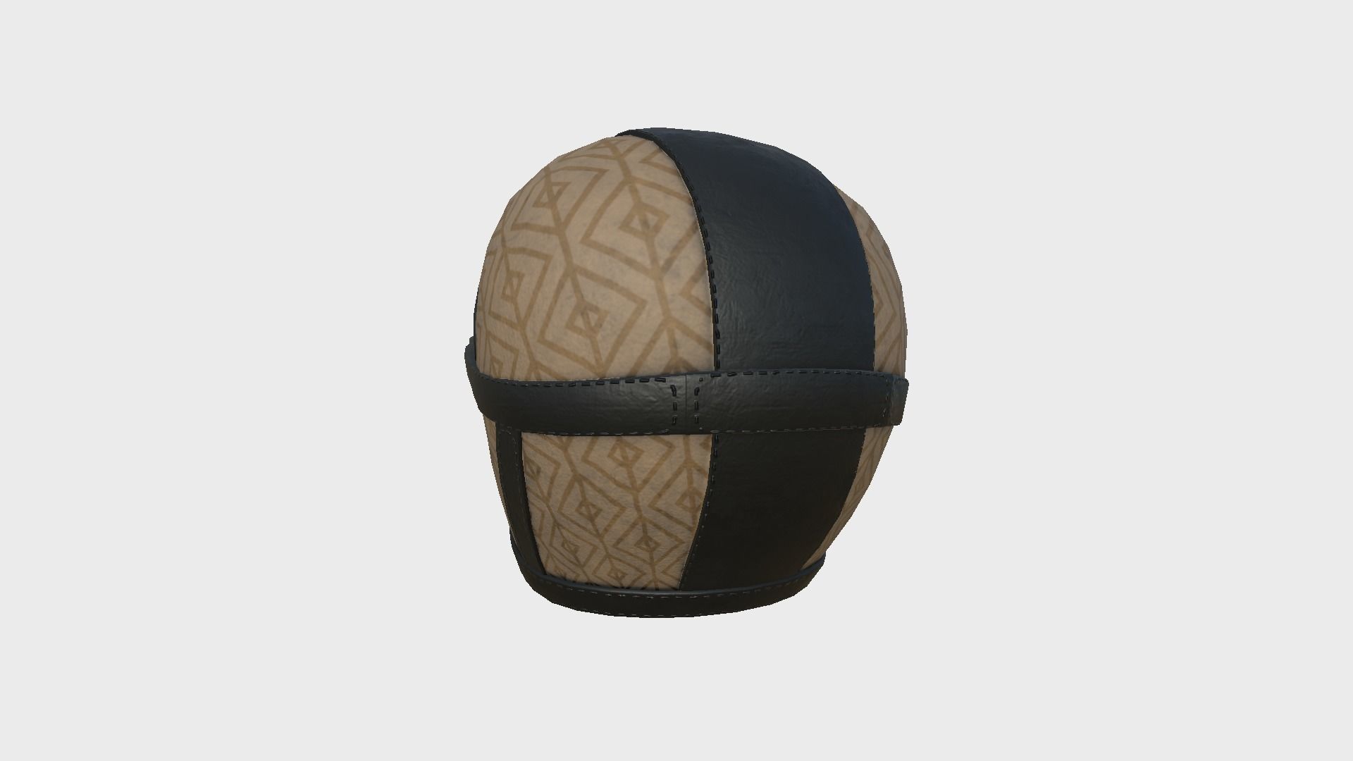 09 Biker Classic Helmet - Character Design Fashion 3D Model Collection_50