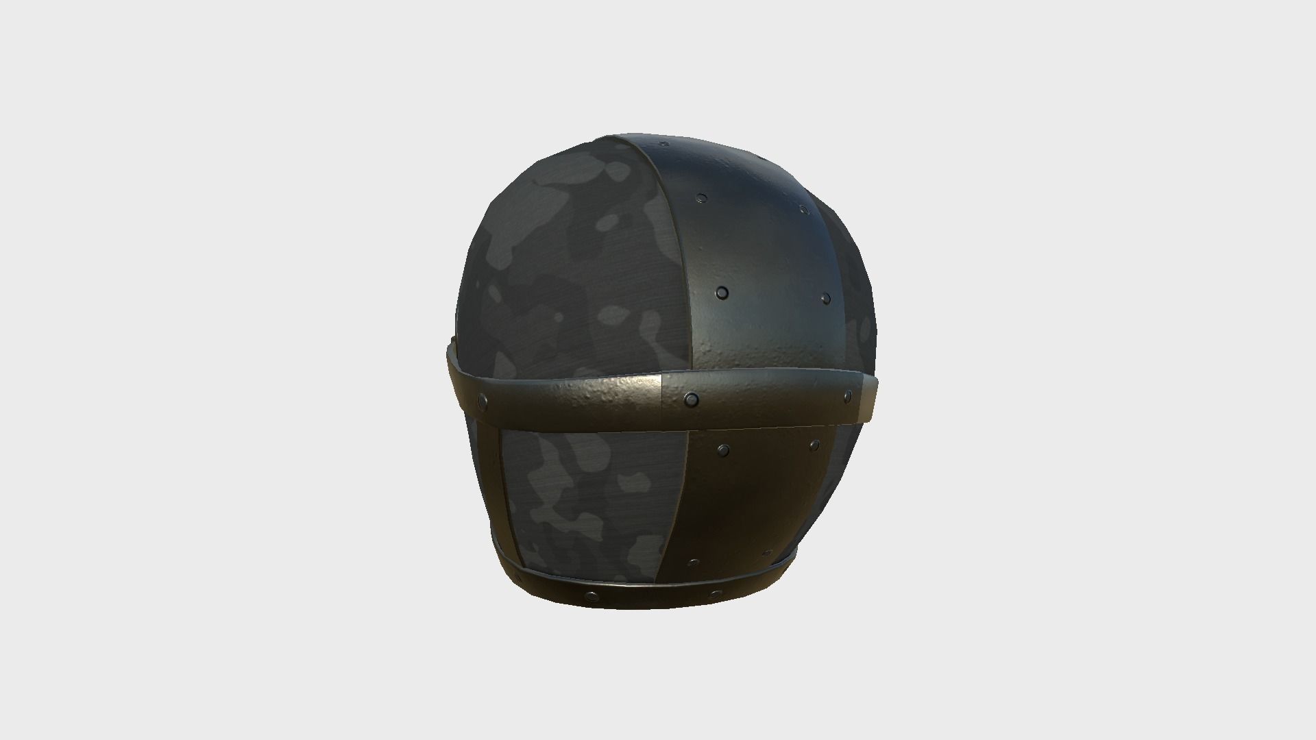 09 Biker Classic Helmet - Character Design Fashion 3D Model Collection_36