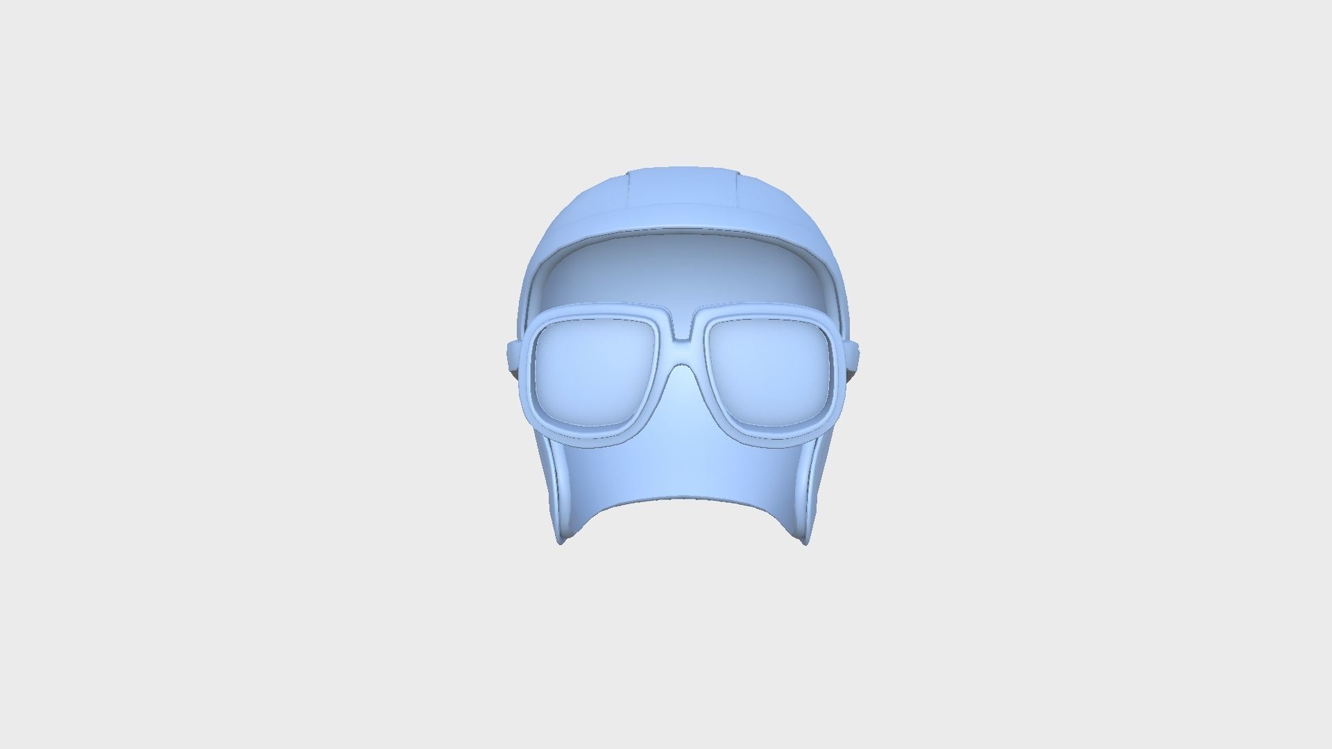 09 Biker Classic Helmet - Character Design Fashion 3D Model Collection_12