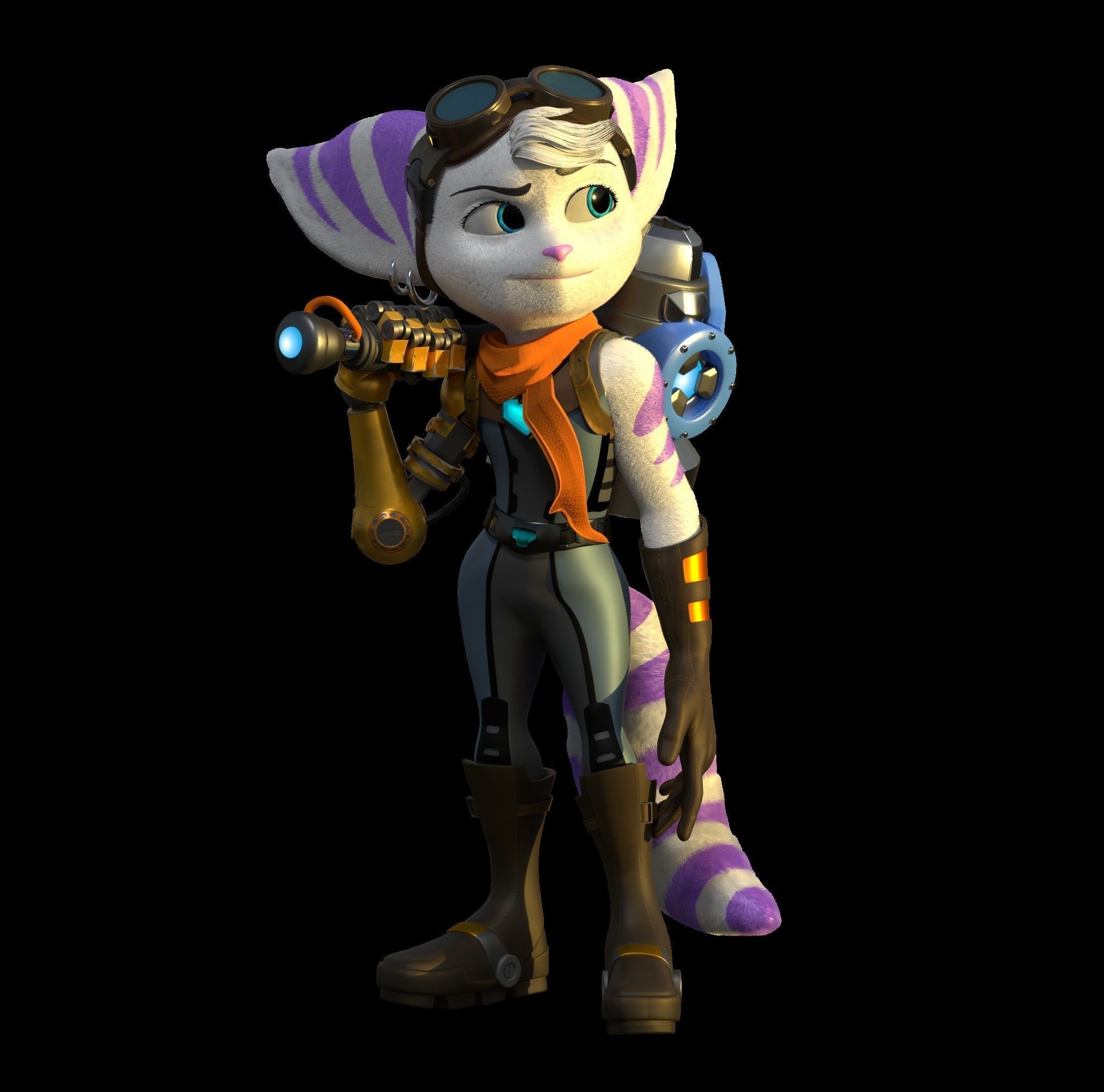 Rivet Lombax 3D model_2