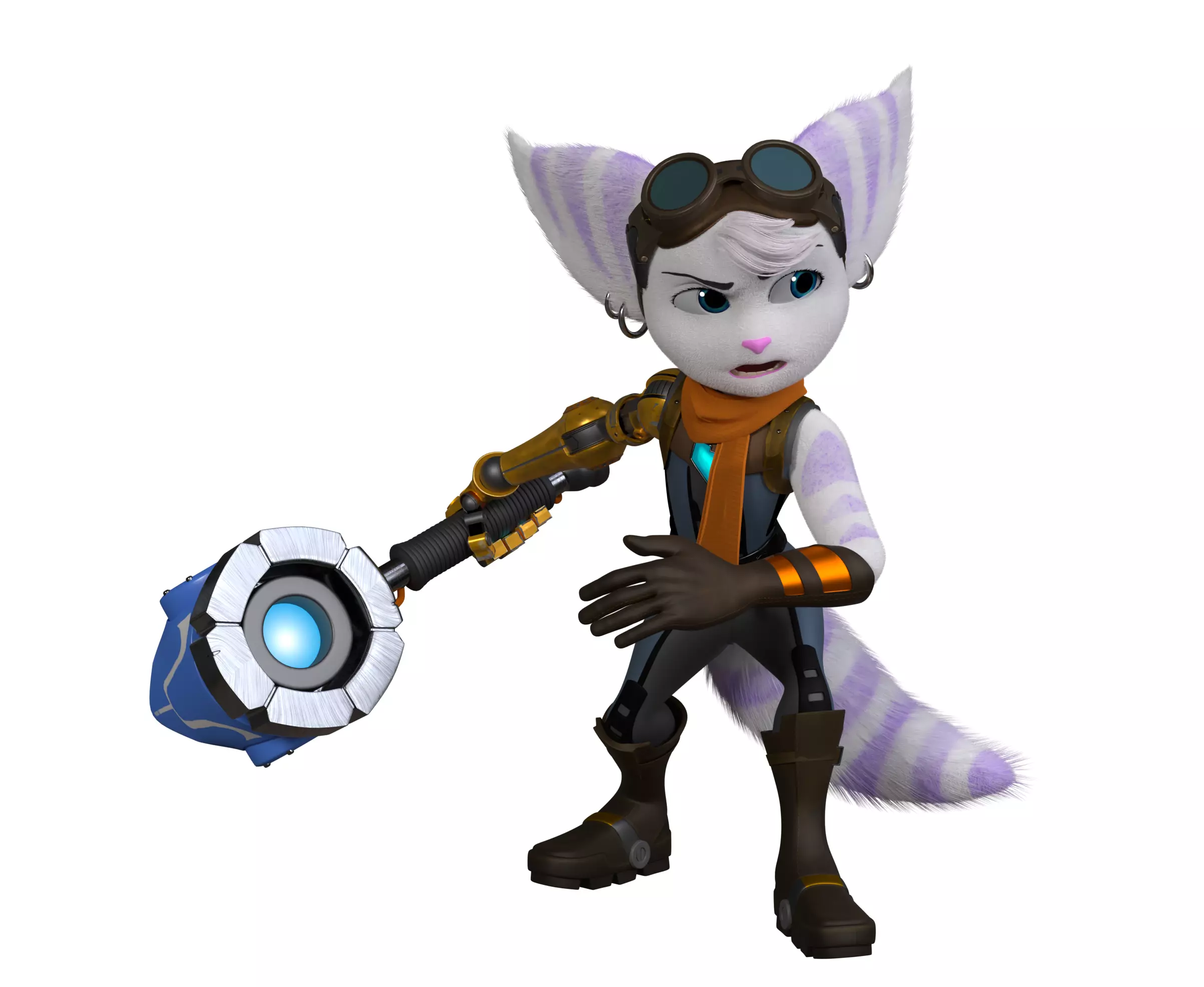 Rivet Lombax 3D model_0