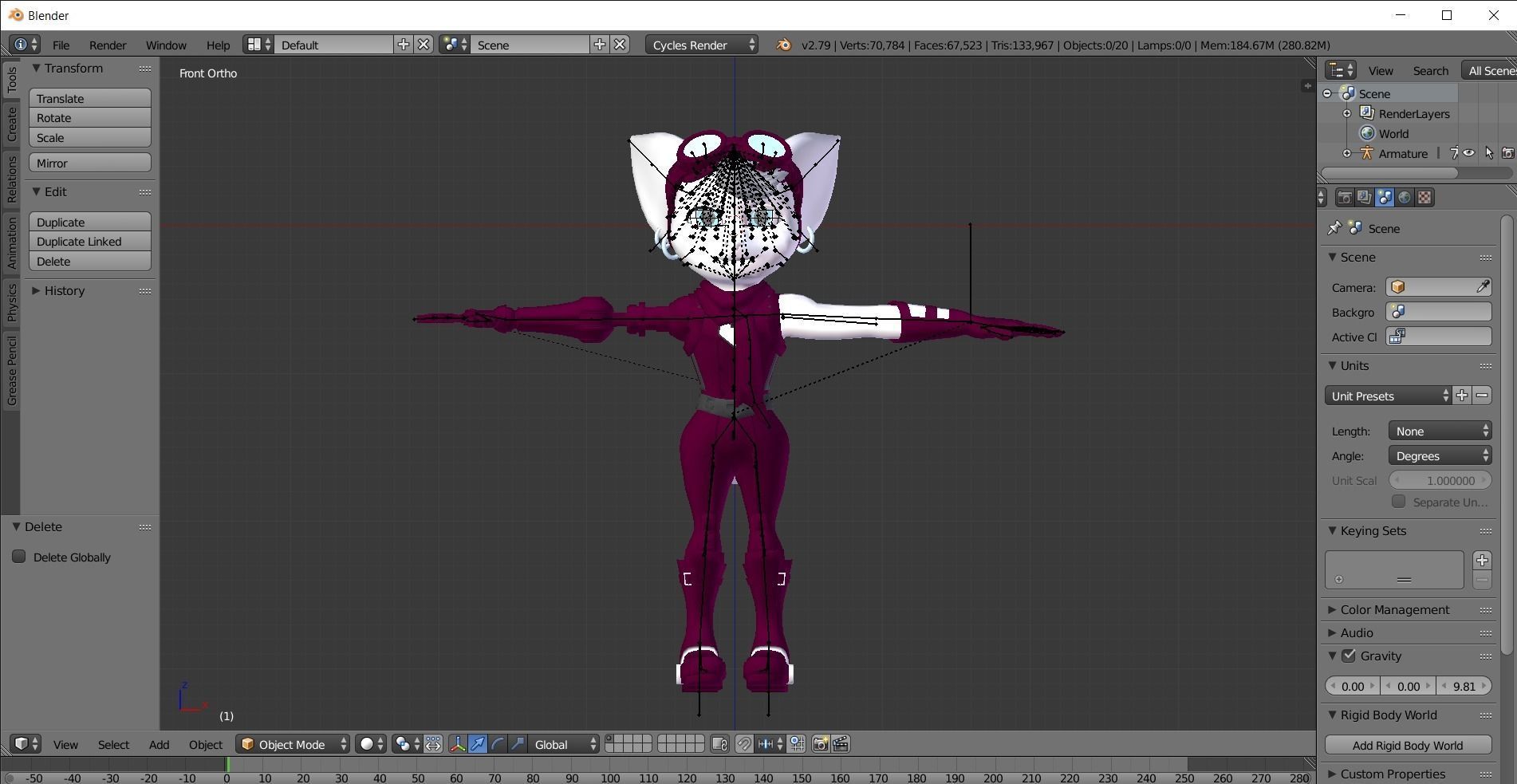 Rivet Lombax 3D model_9