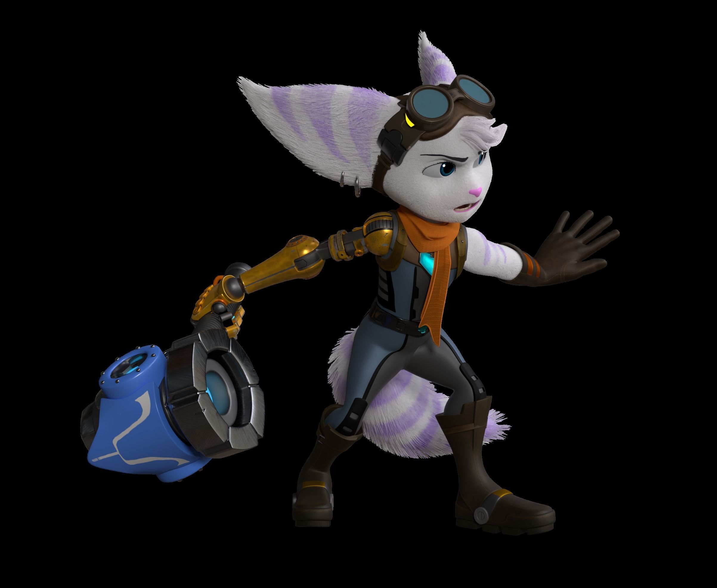 Rivet Lombax 3D model_11