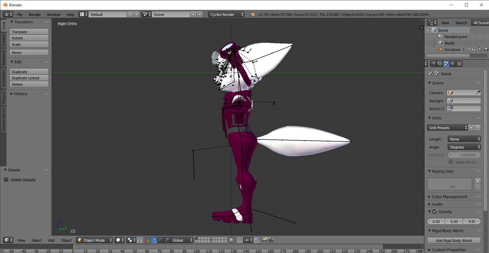 Rivet Lombax 3D model_8
