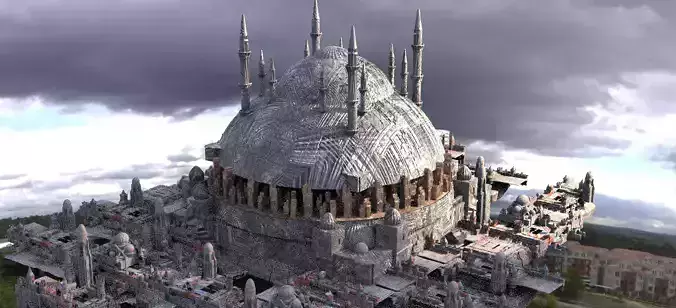 Archon Temple dome City Kit bash