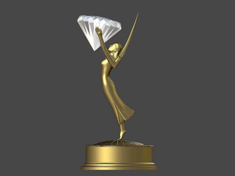 Award trofiy design 3D print model_19