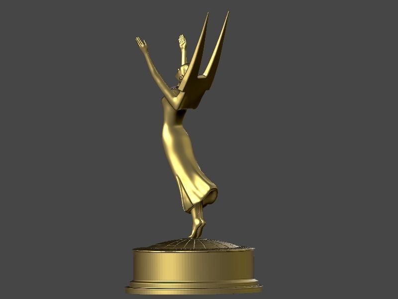 Award trofiy design 3D print model_3