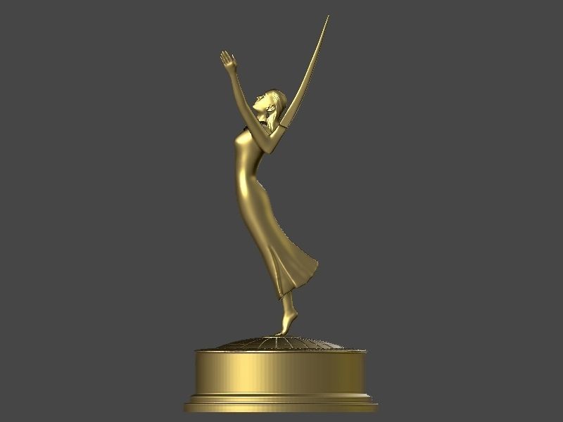 Award trofiy design 3D print model_2
