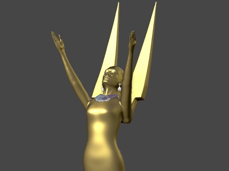 Award trofiy design 3D print model_11