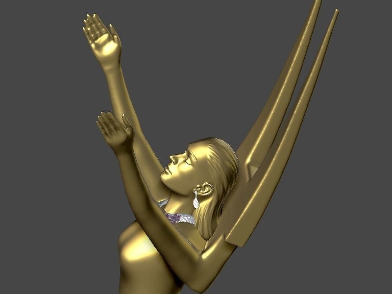 Award trofiy design 3D print model_16
