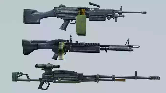 Weapon Machine gun Kord M249 M60