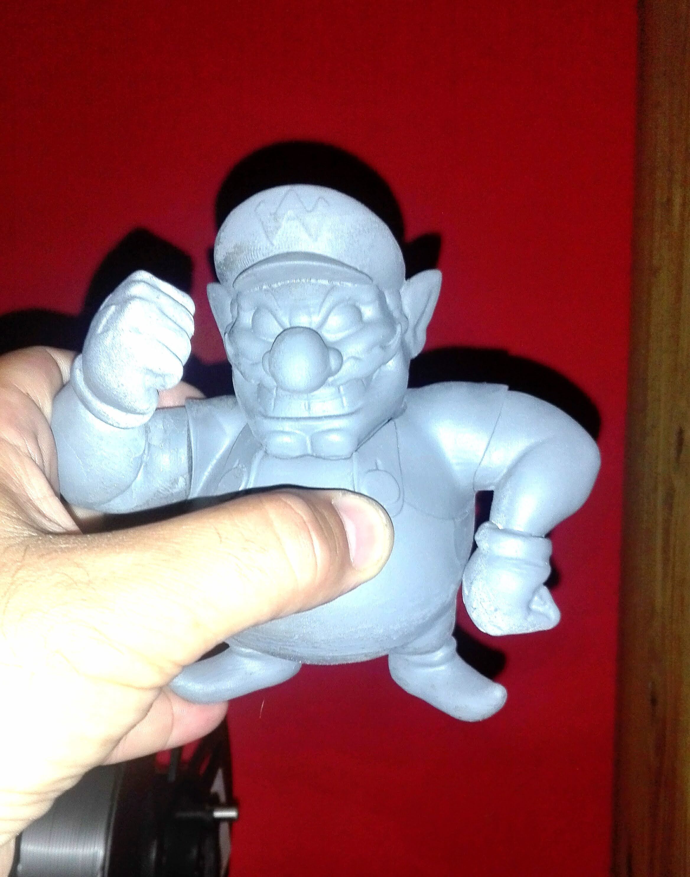 Wario super mario bros  3D print model_10
