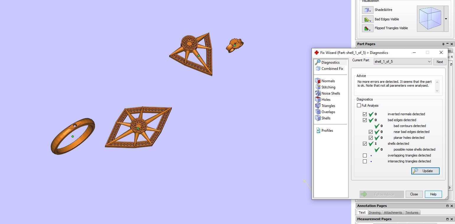 Ring and Earrings 3D print model_5