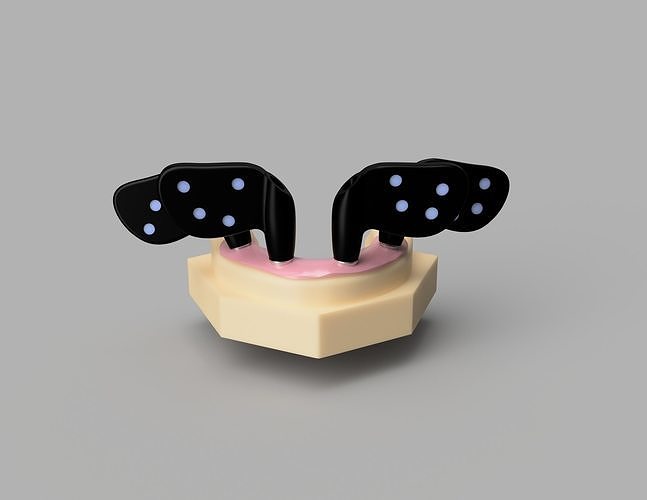 ABUTMENT IMPLANT LEVEL PIC TRANSFERS 3D print model