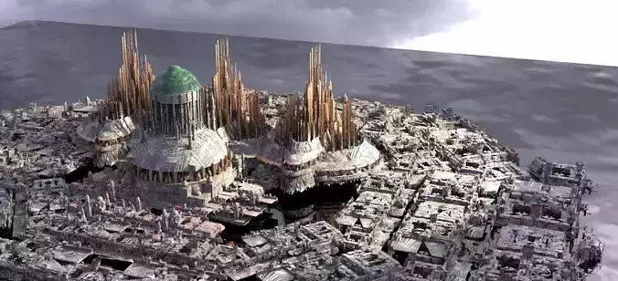 Asgardian Streets and towers