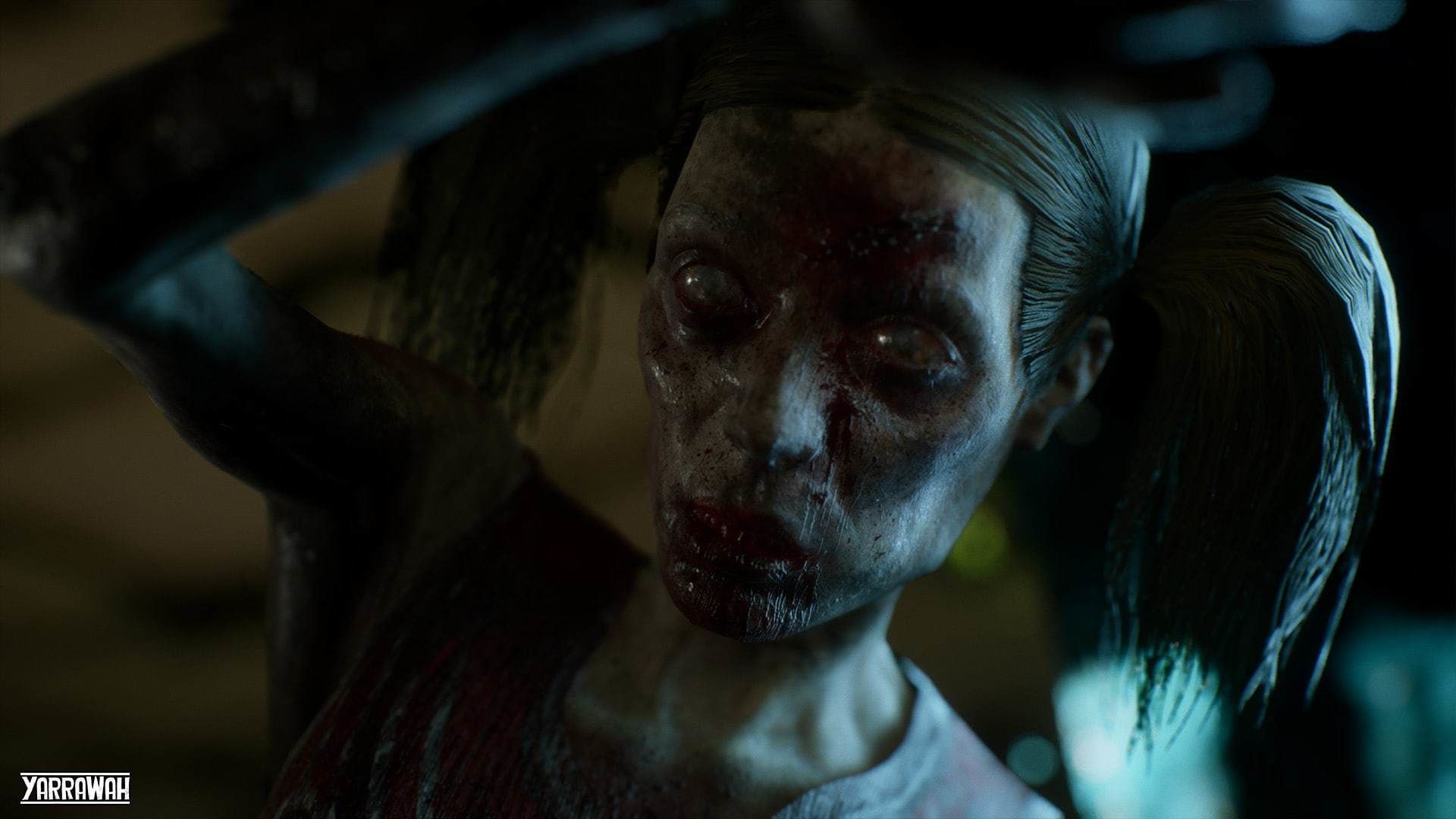 Zombies - Modular Four Pack Low-poly 3D model_9